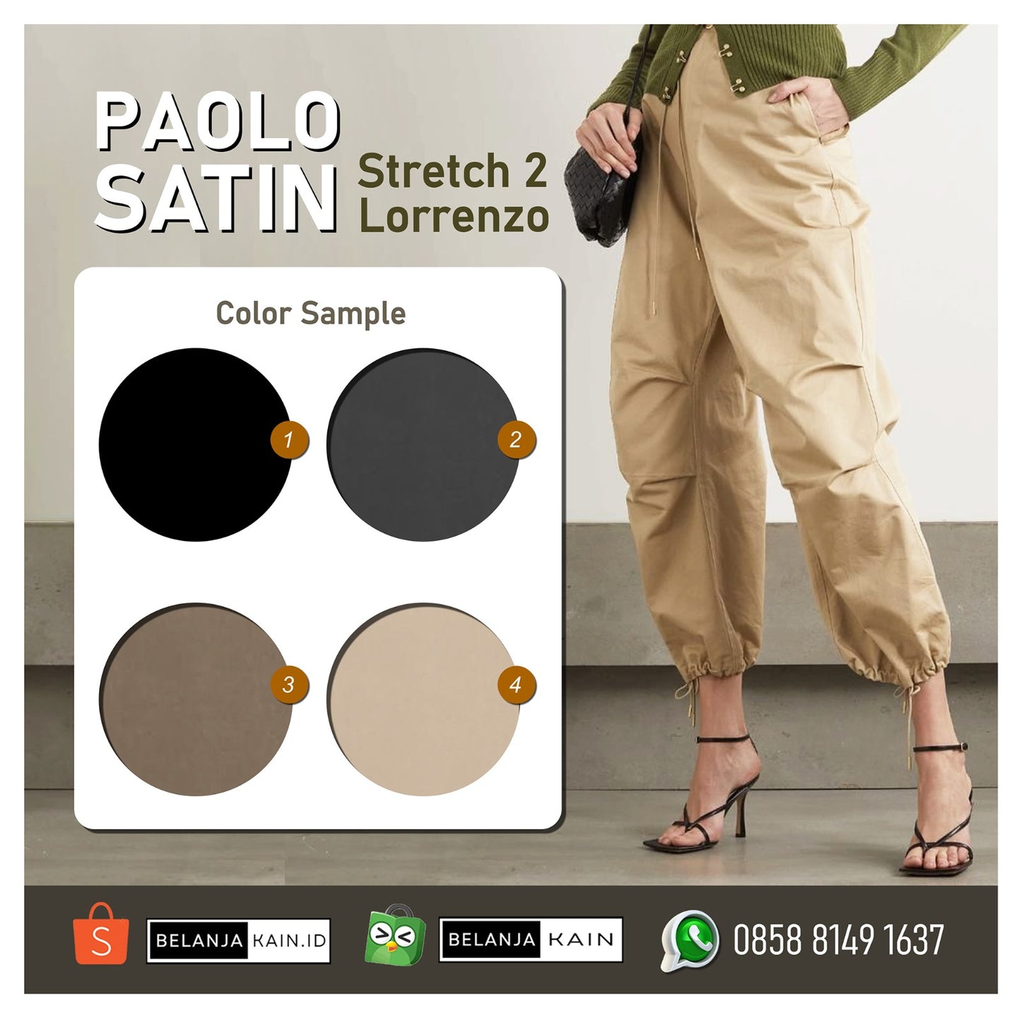 PAOLO SATIN Stretch 2 Lorrenzo