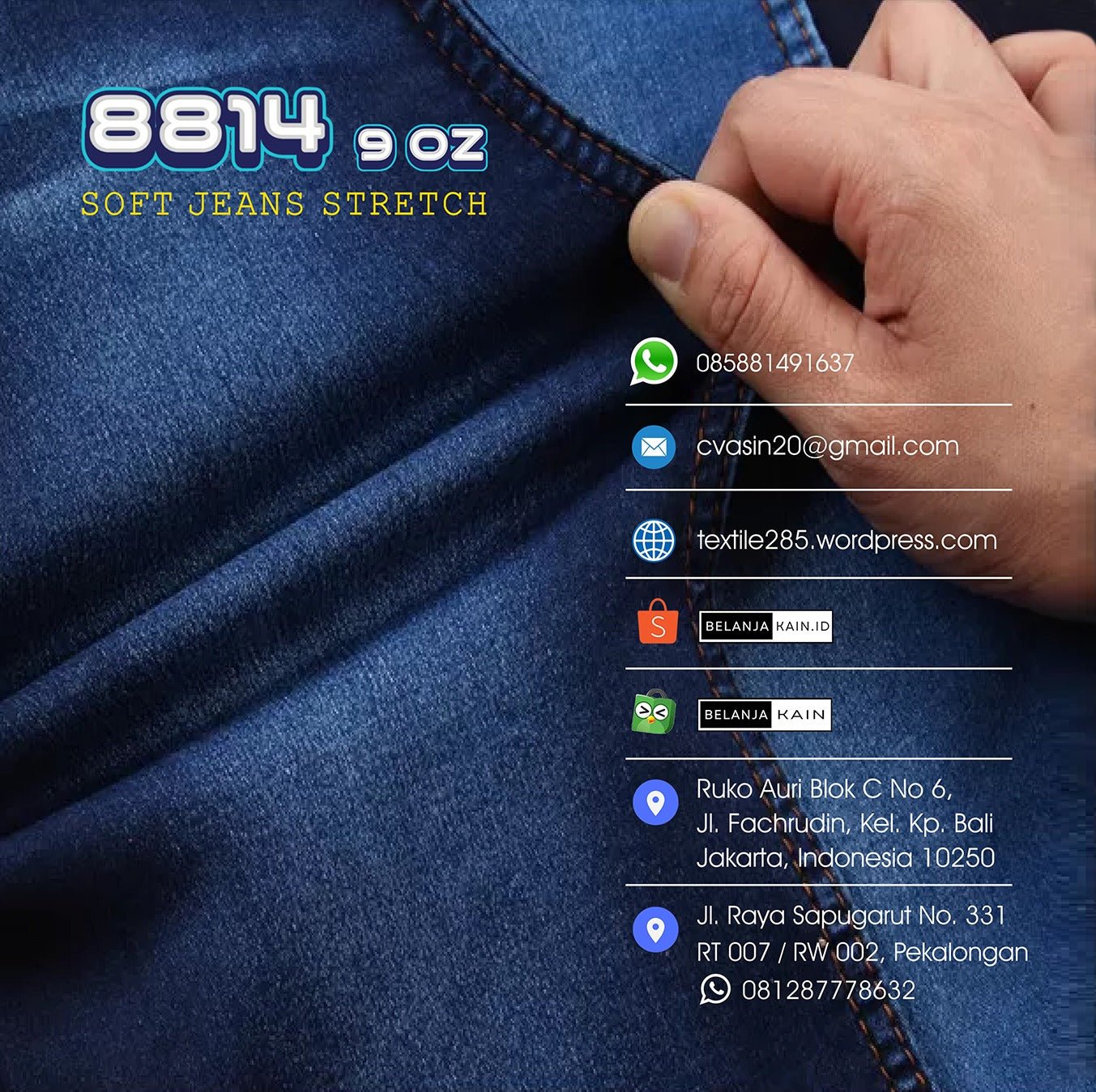 8814 SOFT JEANS STRETCH