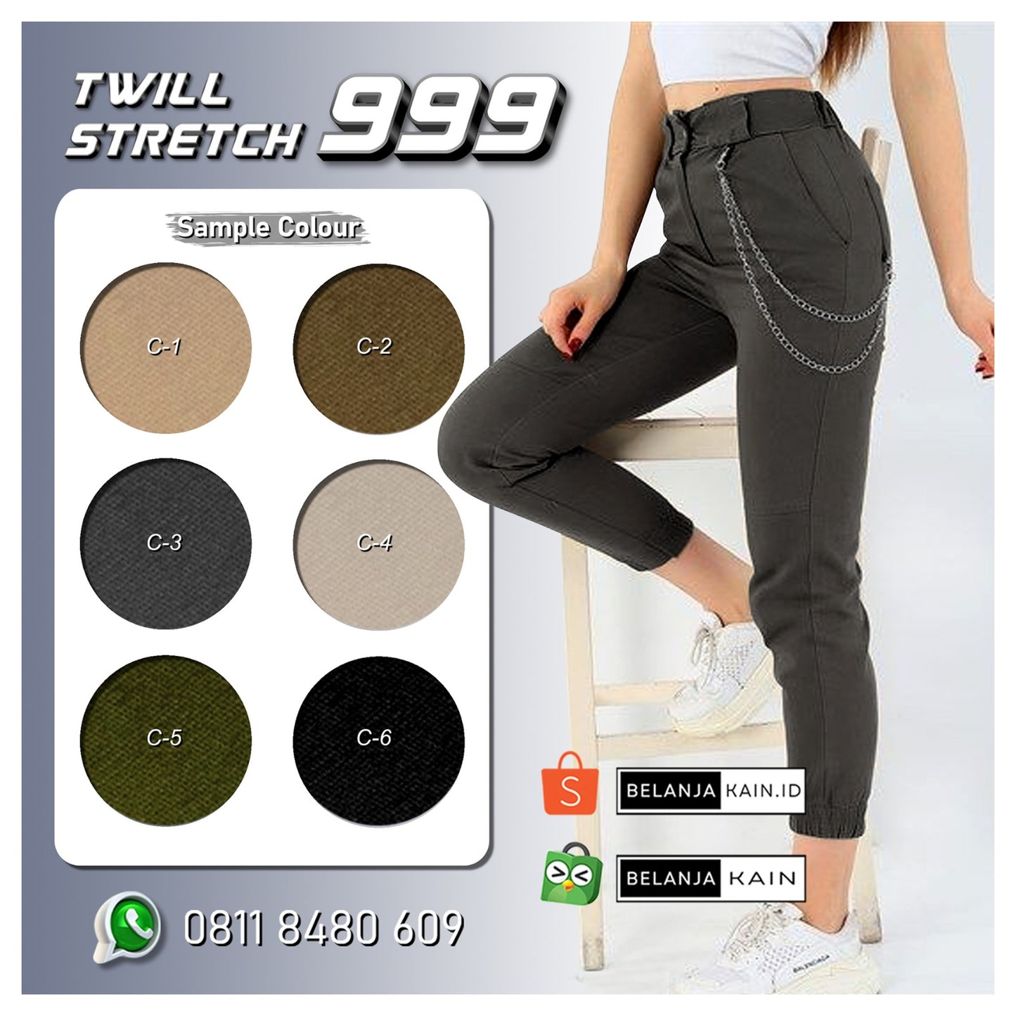 TWILL STRETCH 999