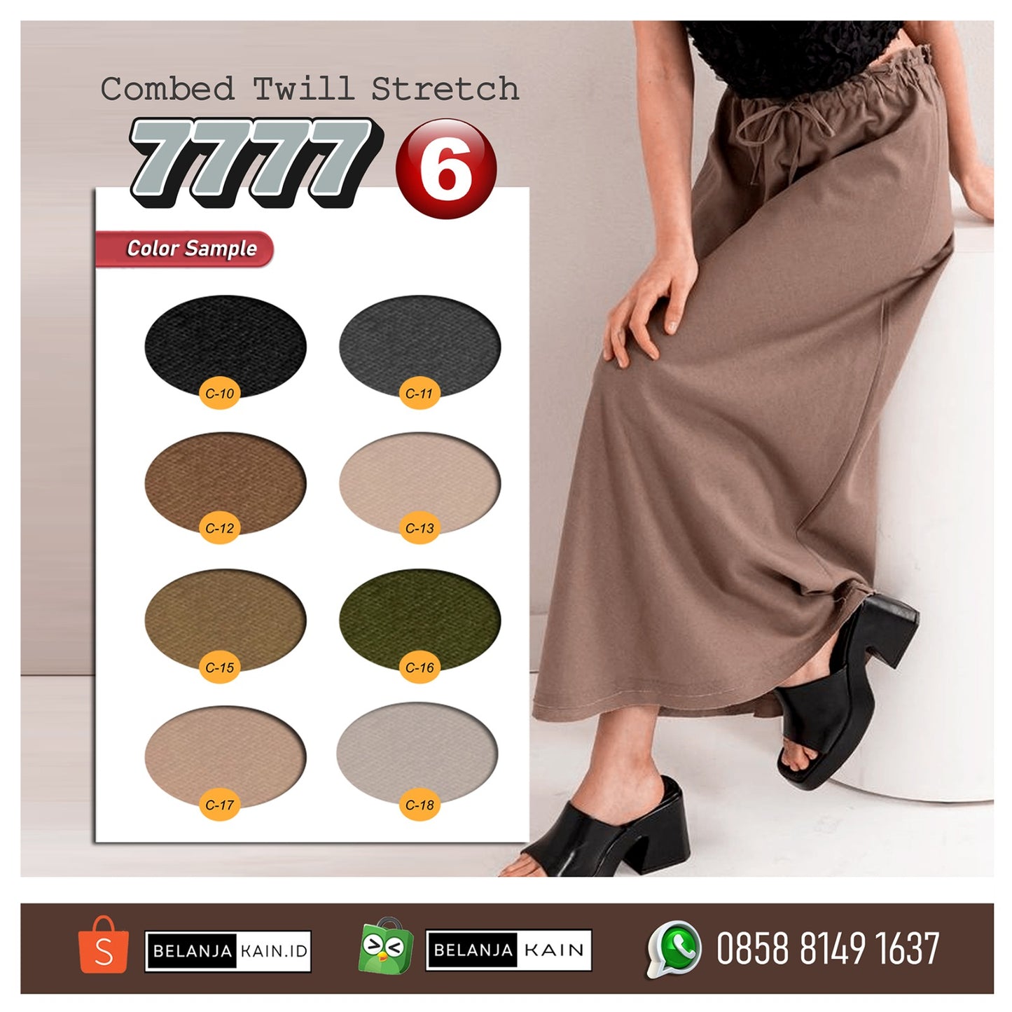 77776 COMBED TWILL STRETCH