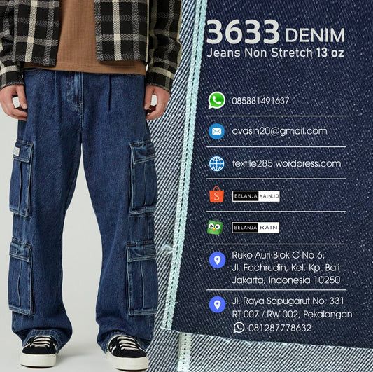 3633 DENIM Jeans Non Stretch