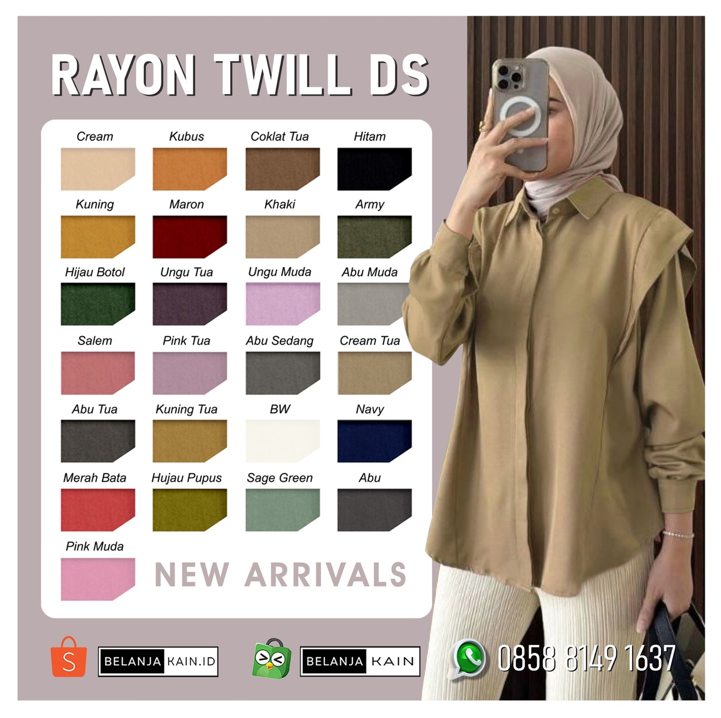RAYON TWILL DS