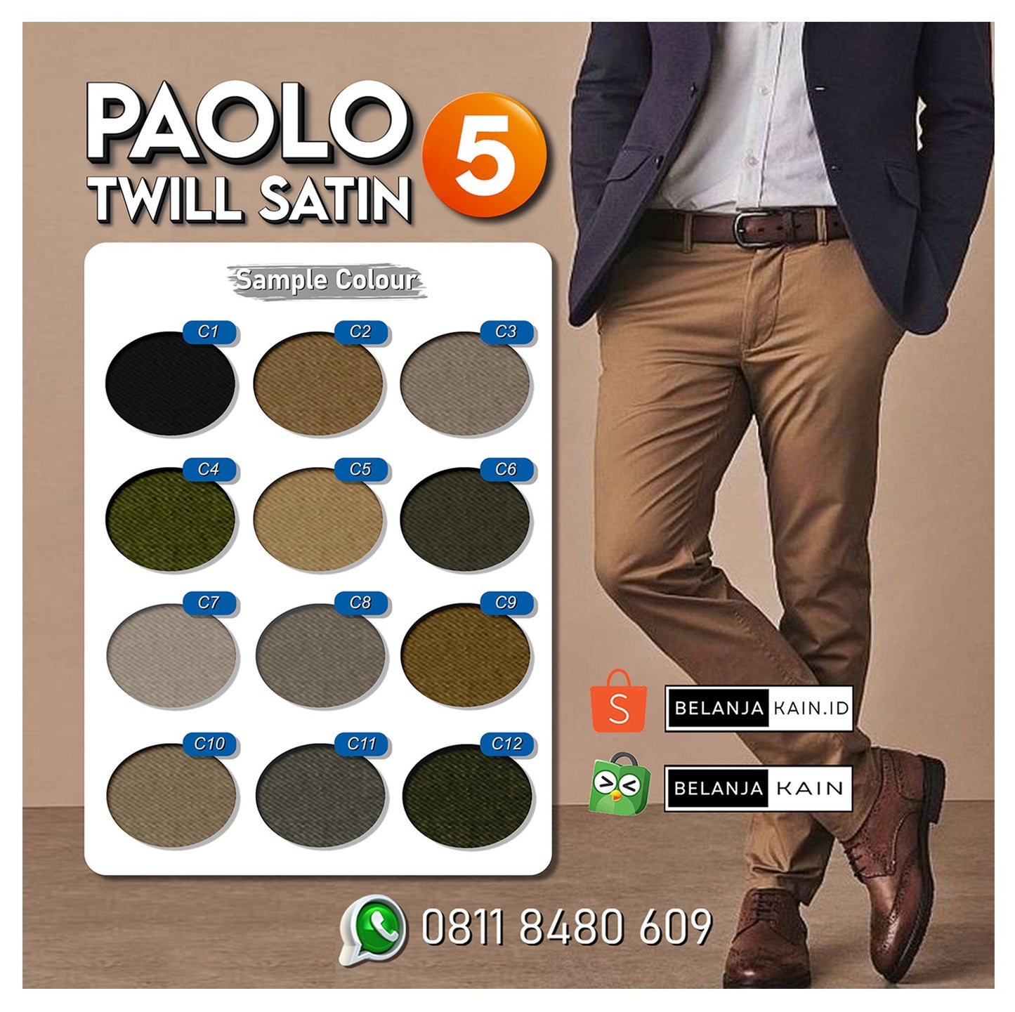 PAOLO TWILL SATIN 5