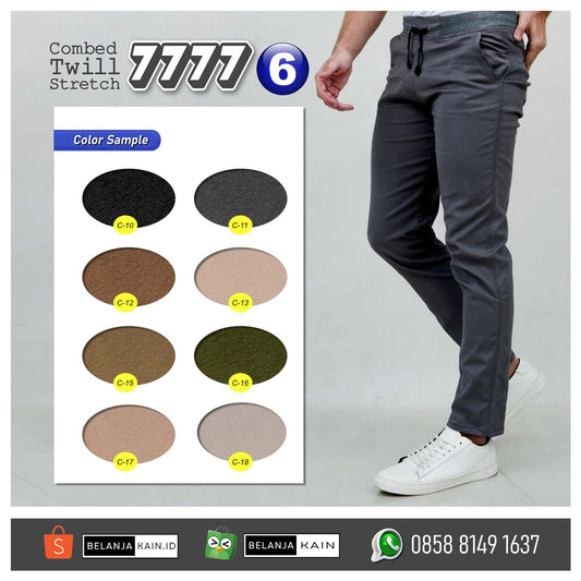 Combed Twill Stretch 77776