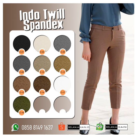 Indo Twill Spandex