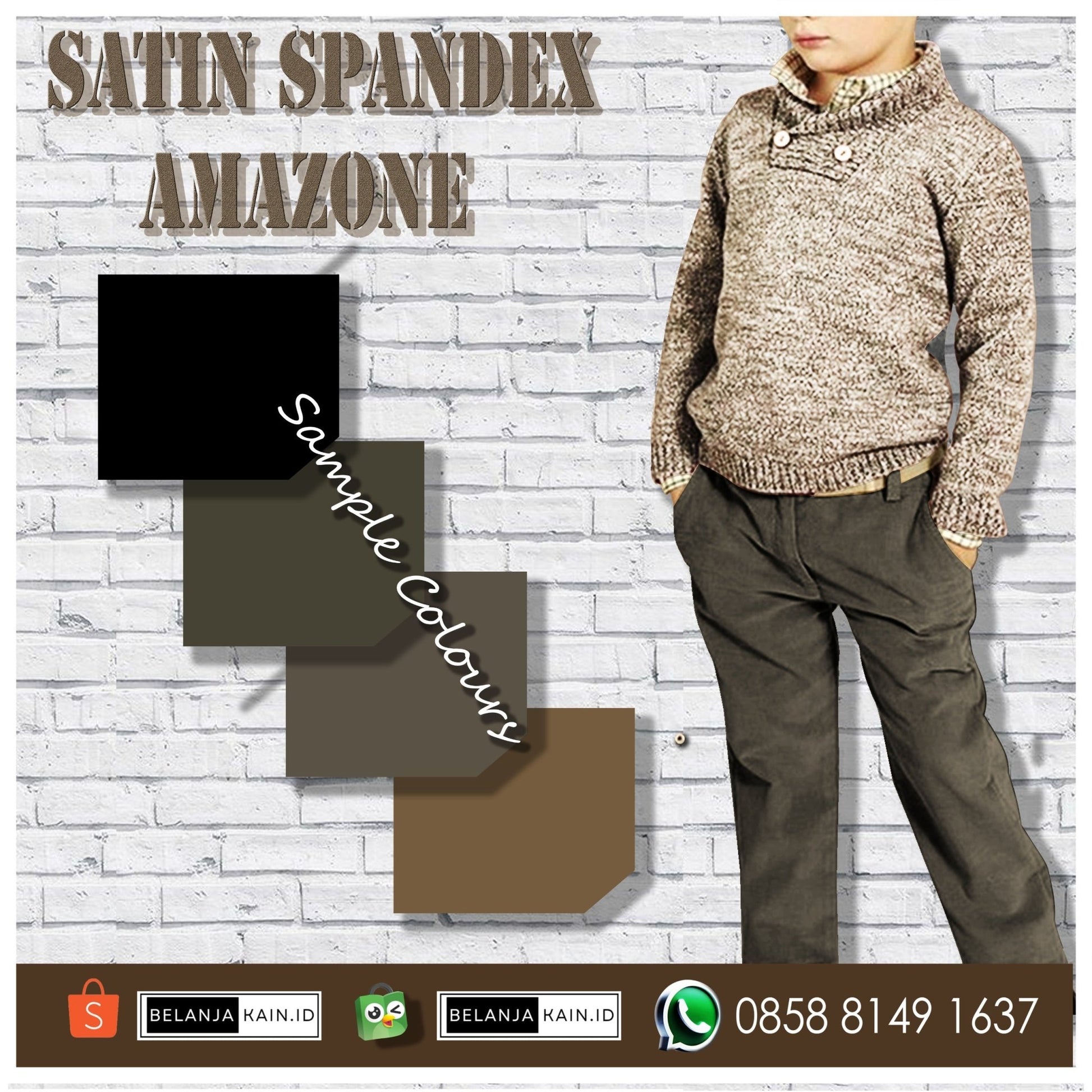 SATIN SPANDEX AMAZON - CV. ASIN TEXTILE